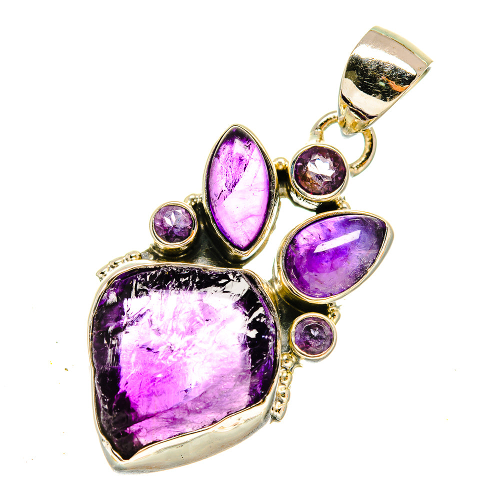 Amethyst Pendants handcrafted by Anasilvercos - PD5072