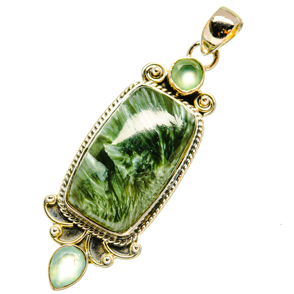 Seraphinite Pendants handcrafted by Anasilvercos - PD5077
