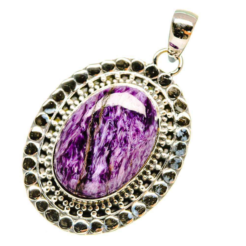 Charoite Pendants handcrafted by Anasilvercos - PD5079
