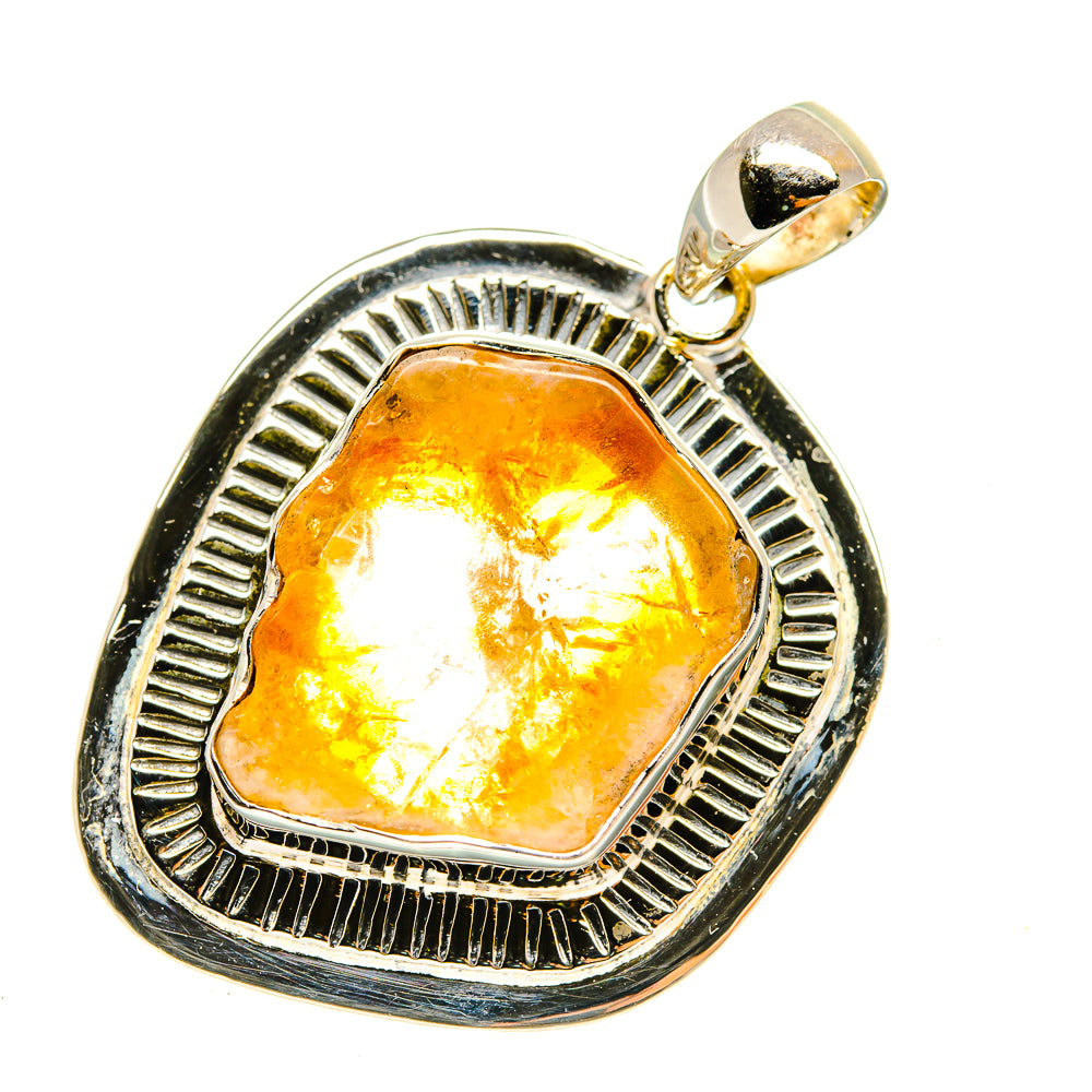 Citrine Pendants handcrafted by Anasilvercos - PD5082