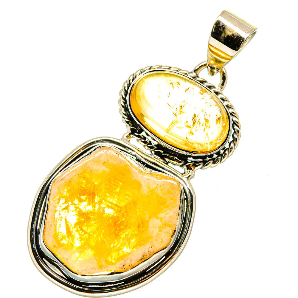 Citrine Pendants handcrafted by Anasilvercos - PD5094