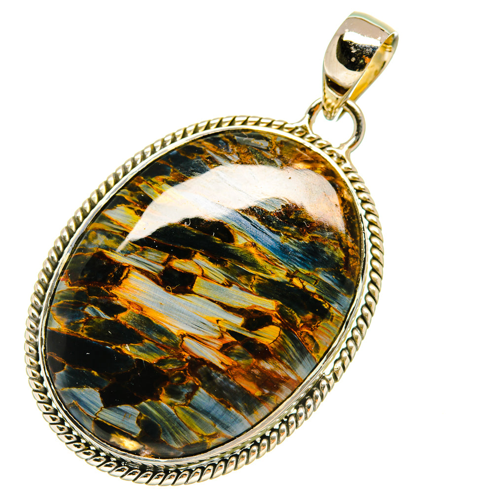 Pietersite Pendants handcrafted by Anasilvercos - PD5108