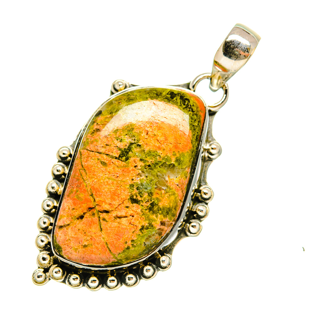 Unakite Pendants handcrafted by Anasilvercos - PD5109