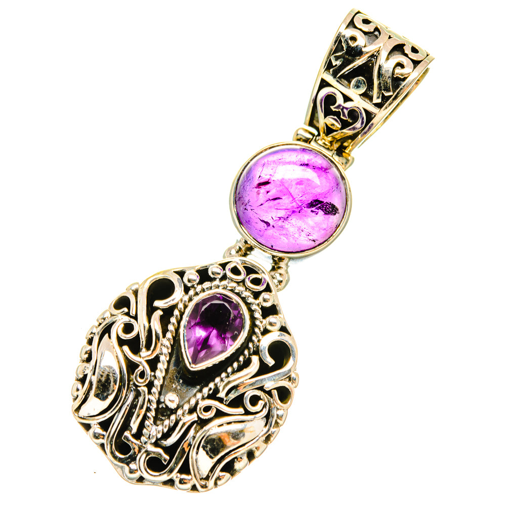 Amethyst Pendants handcrafted by Anasilvercos - PD5117
