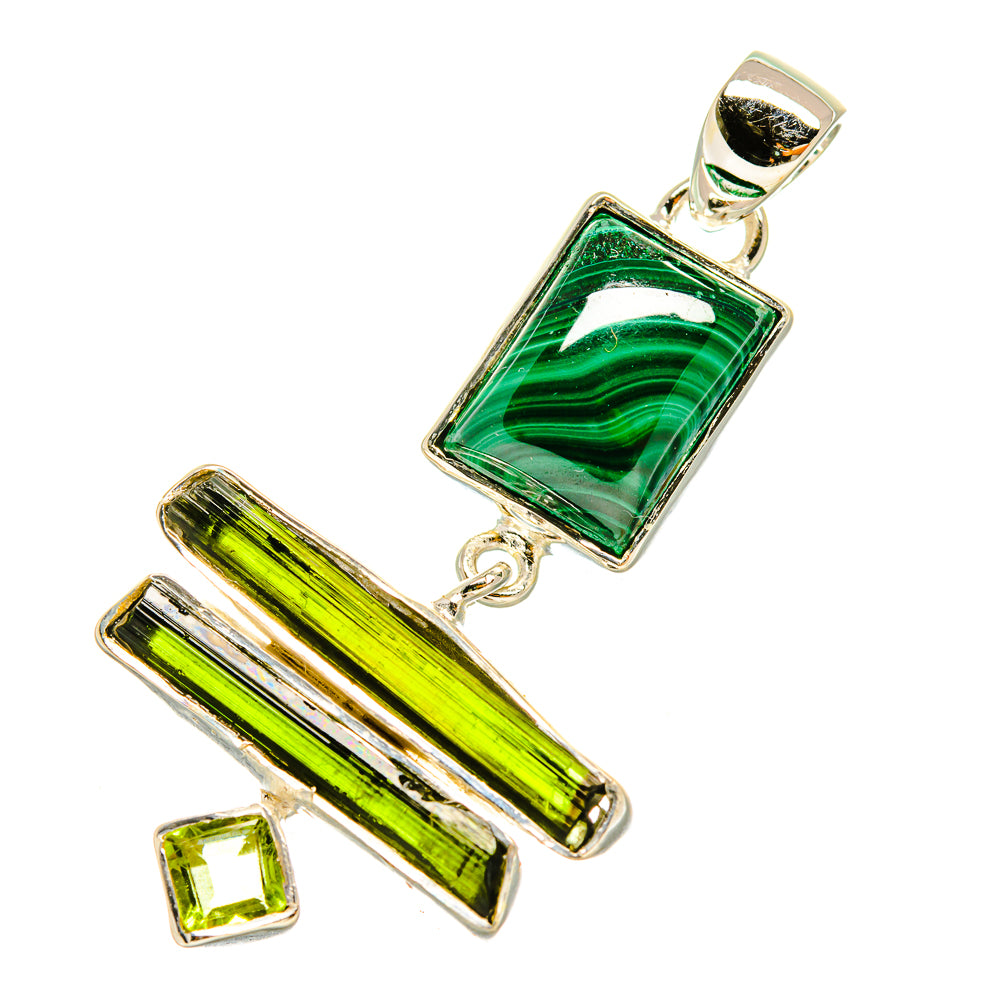 Malachite Pendants handcrafted by Anasilvercos - PD5131