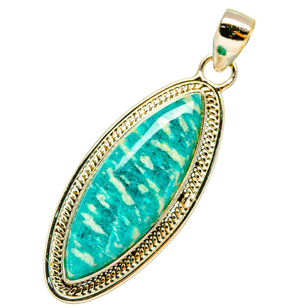 Amazonite Pendants handcrafted by Anasilvercos - PD5132