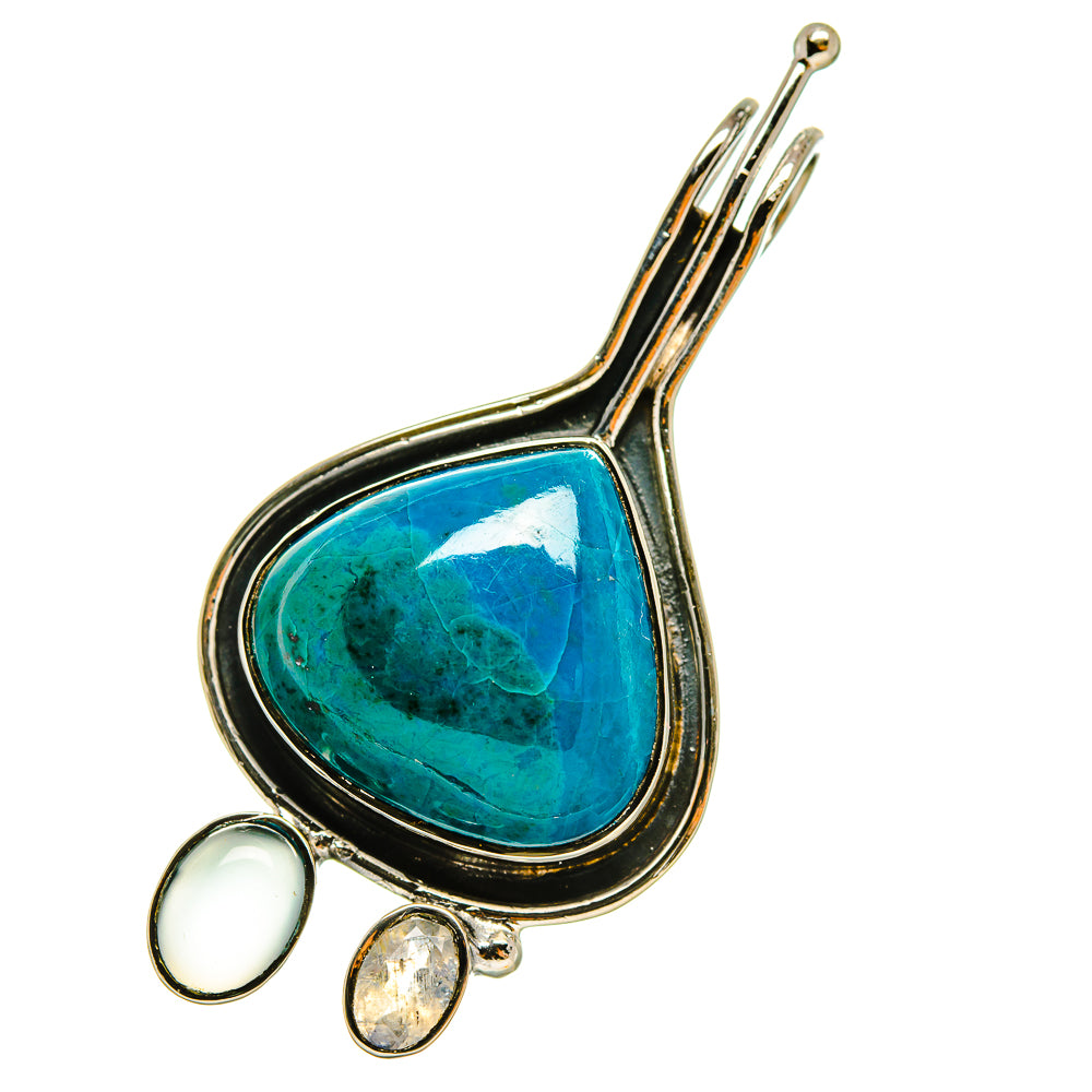 Chrysocolla Pendants handcrafted by Anasilvercos - PD5136