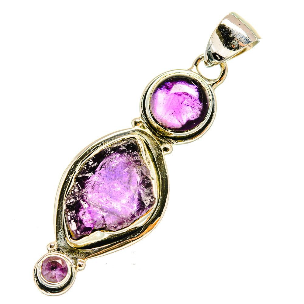 Amethyst Pendants handcrafted by Anasilvercos - PD5138