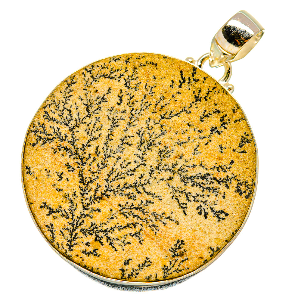 Germany Psilomelane Dendrite Pendants handcrafted by Anasilvercos - PD5149