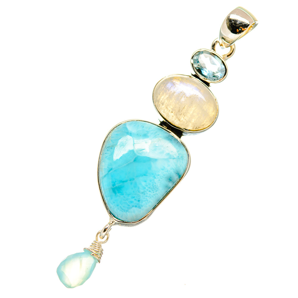 Larimar Pendants handcrafted by Anasilvercos - PD5151