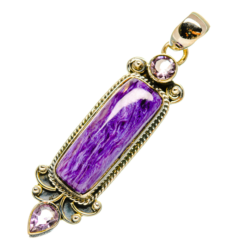 Charoite Pendants handcrafted by Anasilvercos - PD5155