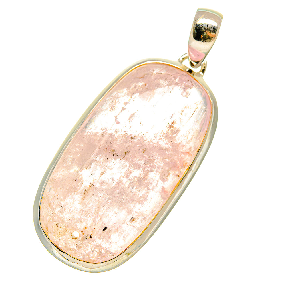 Rose Quartz Pendants handcrafted by Anasilvercos - PD5158