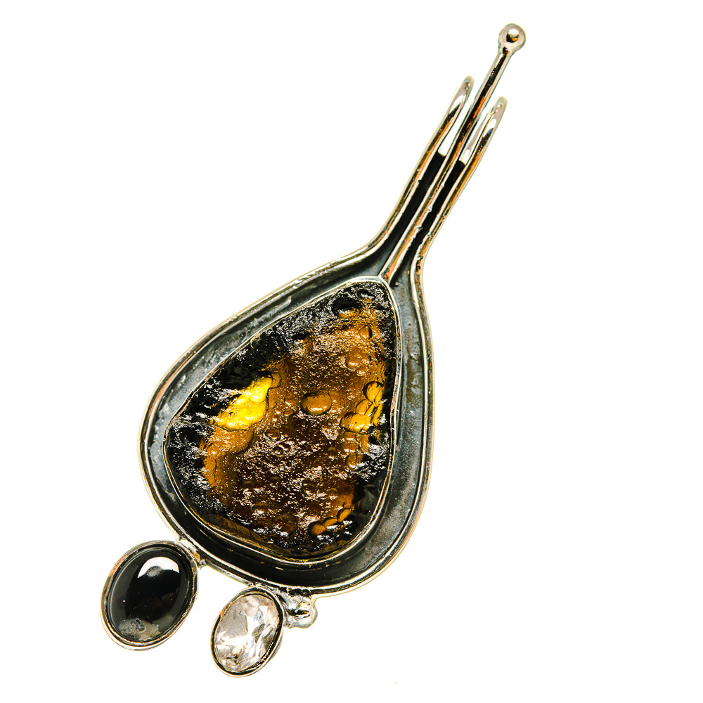 Tektite Pendants handcrafted by Anasilvercos - PD5164
