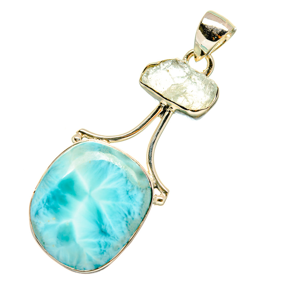 Larimar Pendants handcrafted by Anasilvercos - PD5165