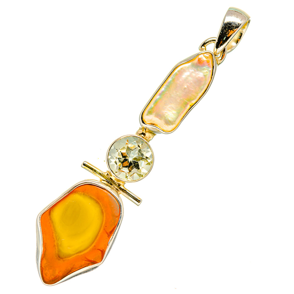 Willow Creek Jasper Pendants handcrafted by Anasilvercos - PD5169