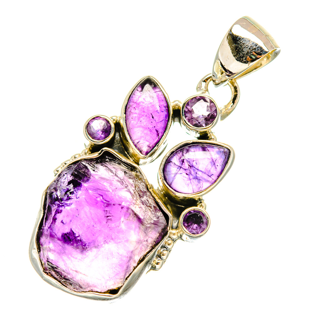 Amethyst Pendants handcrafted by Anasilvercos - PD5172