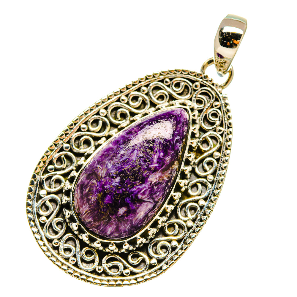 Charoite Pendants handcrafted by Anasilvercos - PD5179