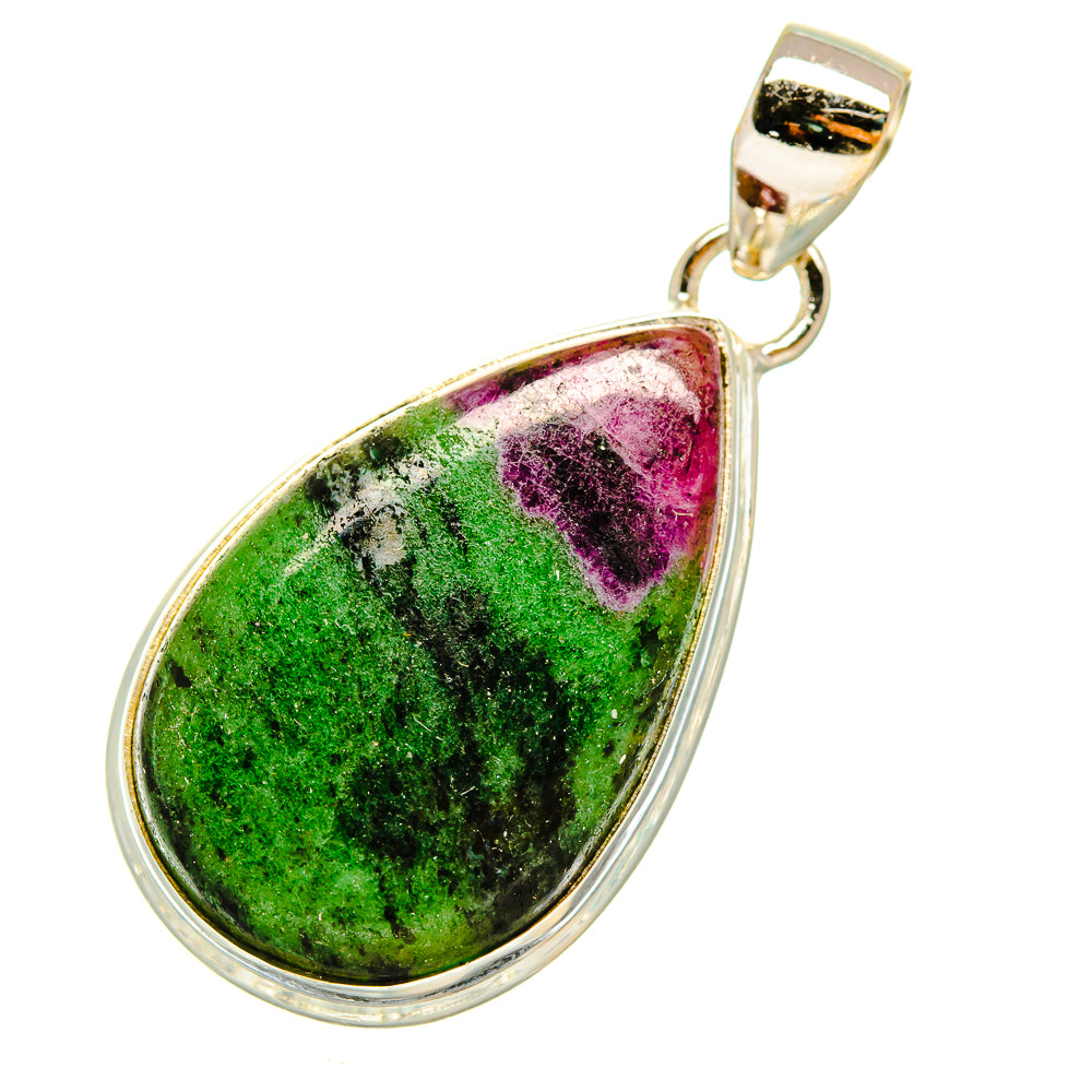 Ruby Zoisite Pendants handcrafted by Anasilvercos - PD5182