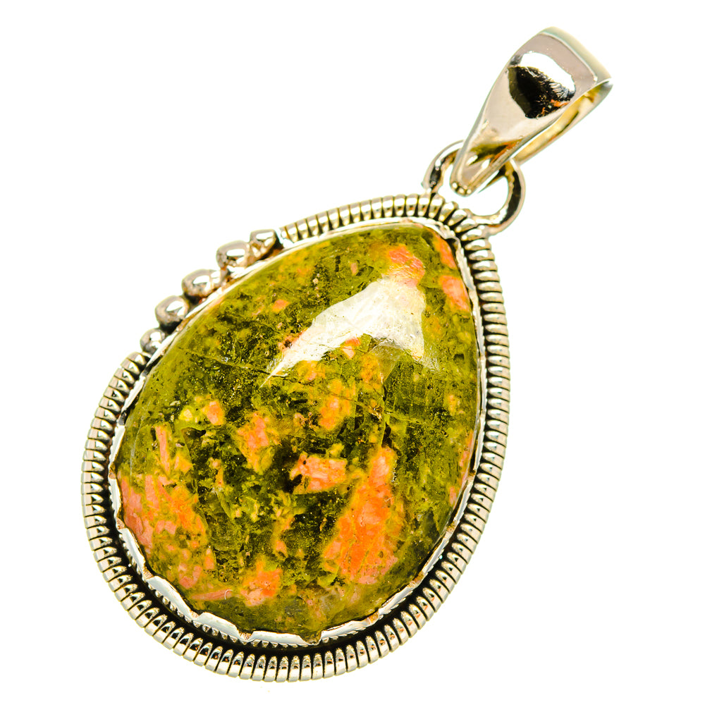 Unakite Pendants handcrafted by Anasilvercos - PD5184