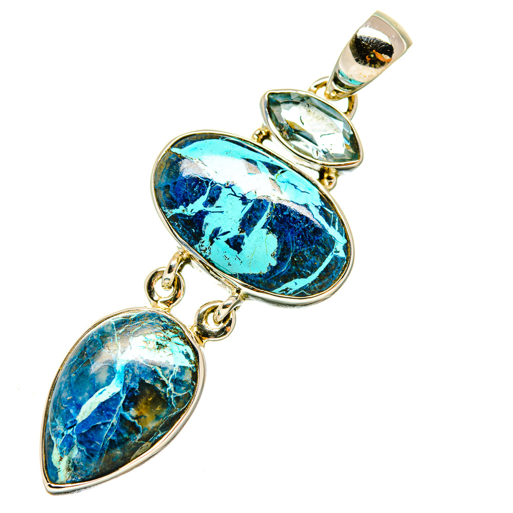 Shattuckite Pendants handcrafted by Anasilvercos - PD5192
