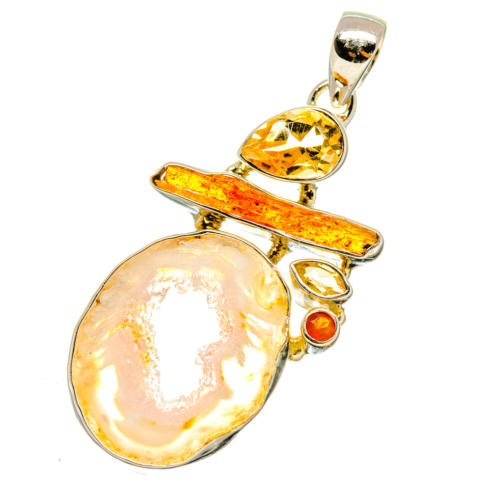 Occo Geode Pendants handcrafted by Anasilvercos - PD5197