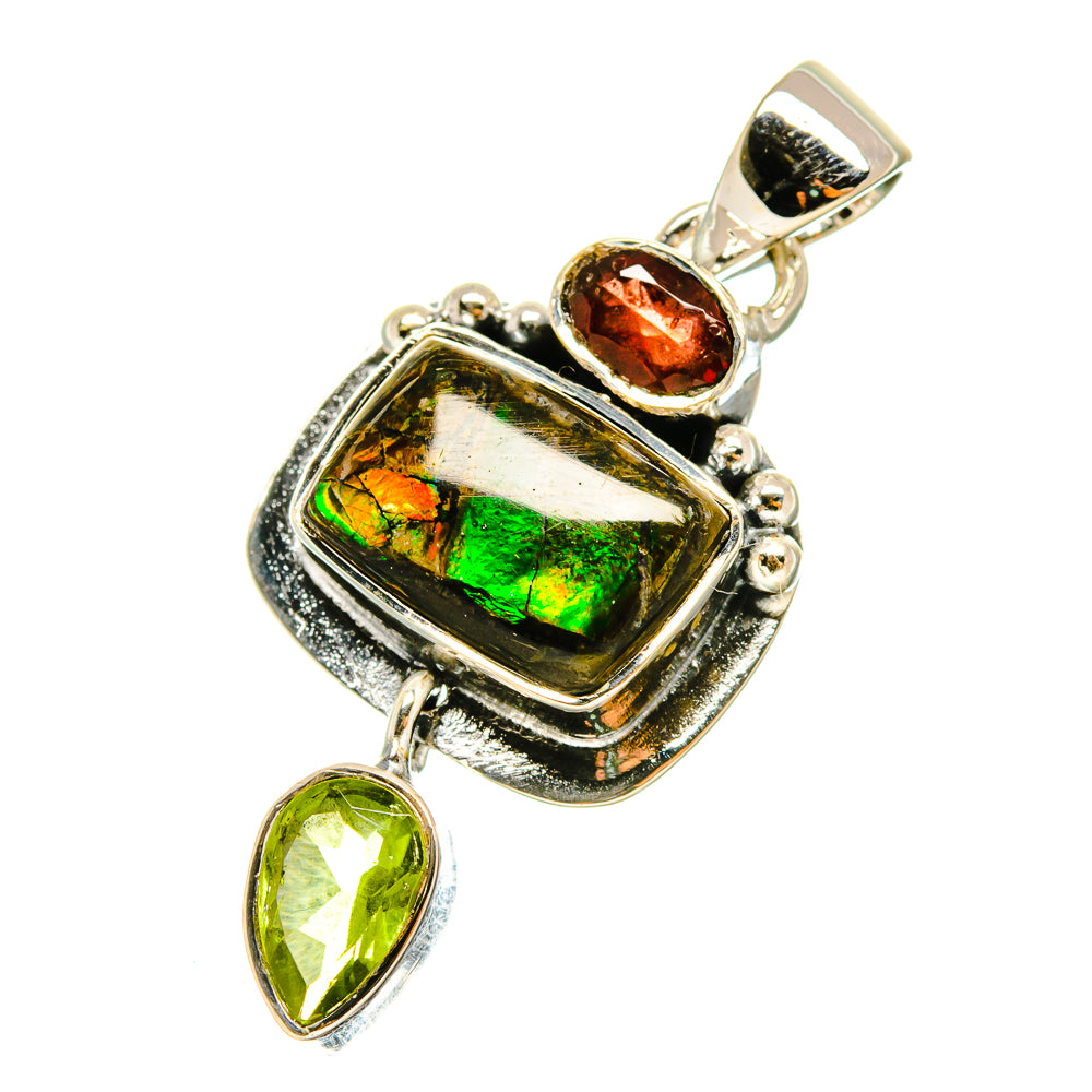 Ammolite Pendants handcrafted by Anasilvercos - PD5201