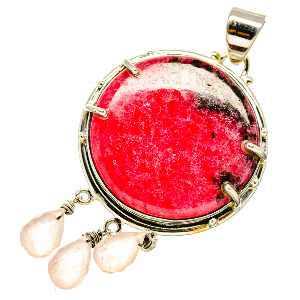 Rhodonite Pendants handcrafted by Anasilvercos - PD5208