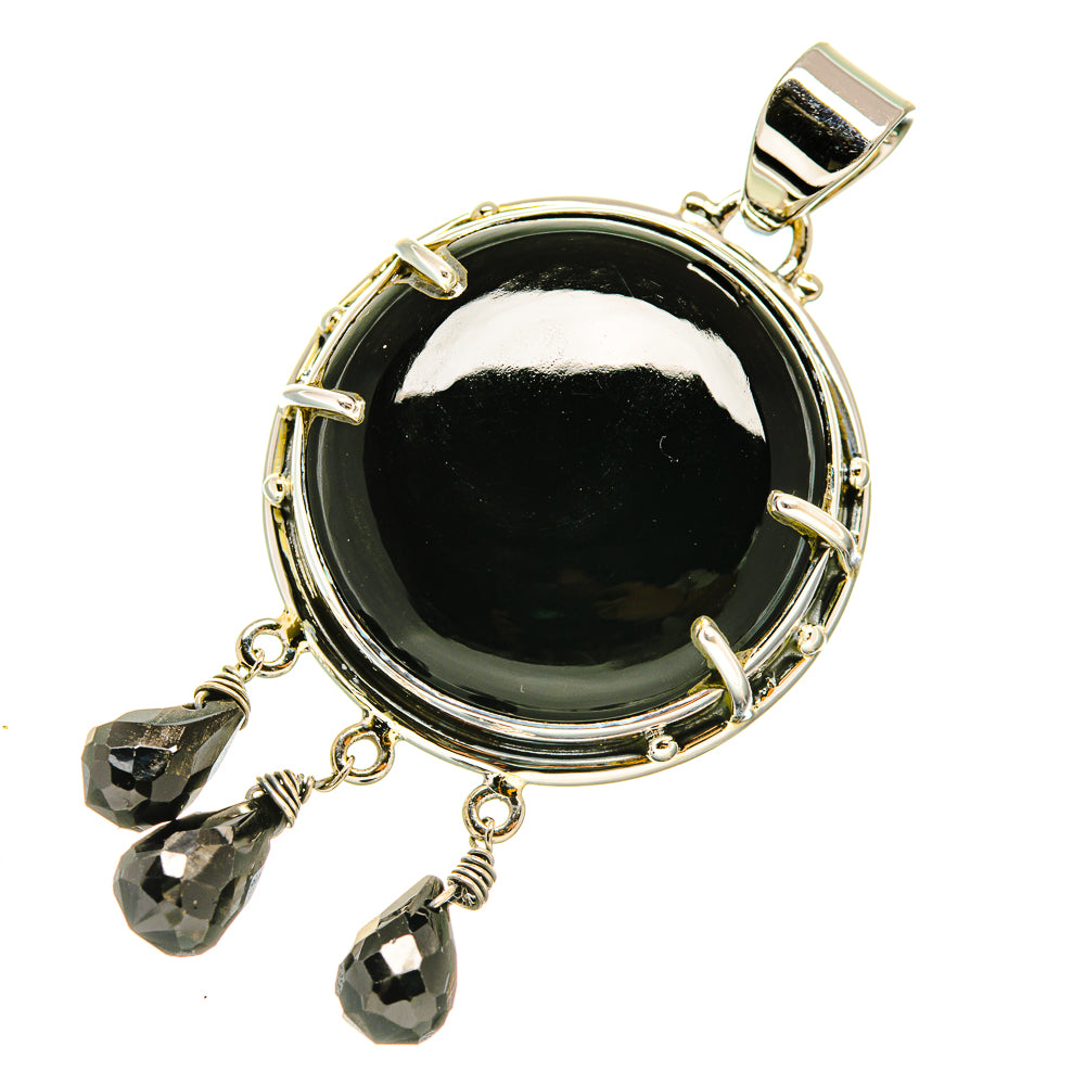 Black Onyx Pendants handcrafted by Anasilvercos - PD5209