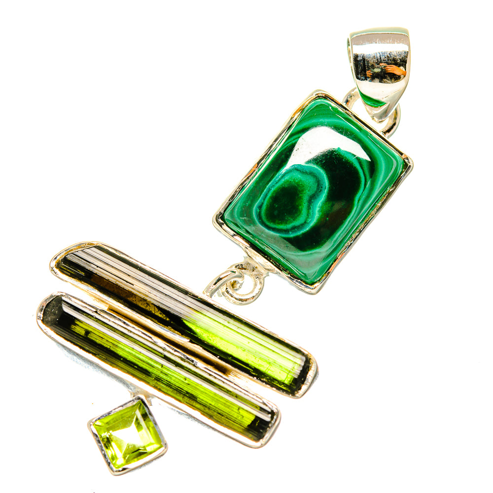 Malachite Pendants handcrafted by Anasilvercos - PD5223