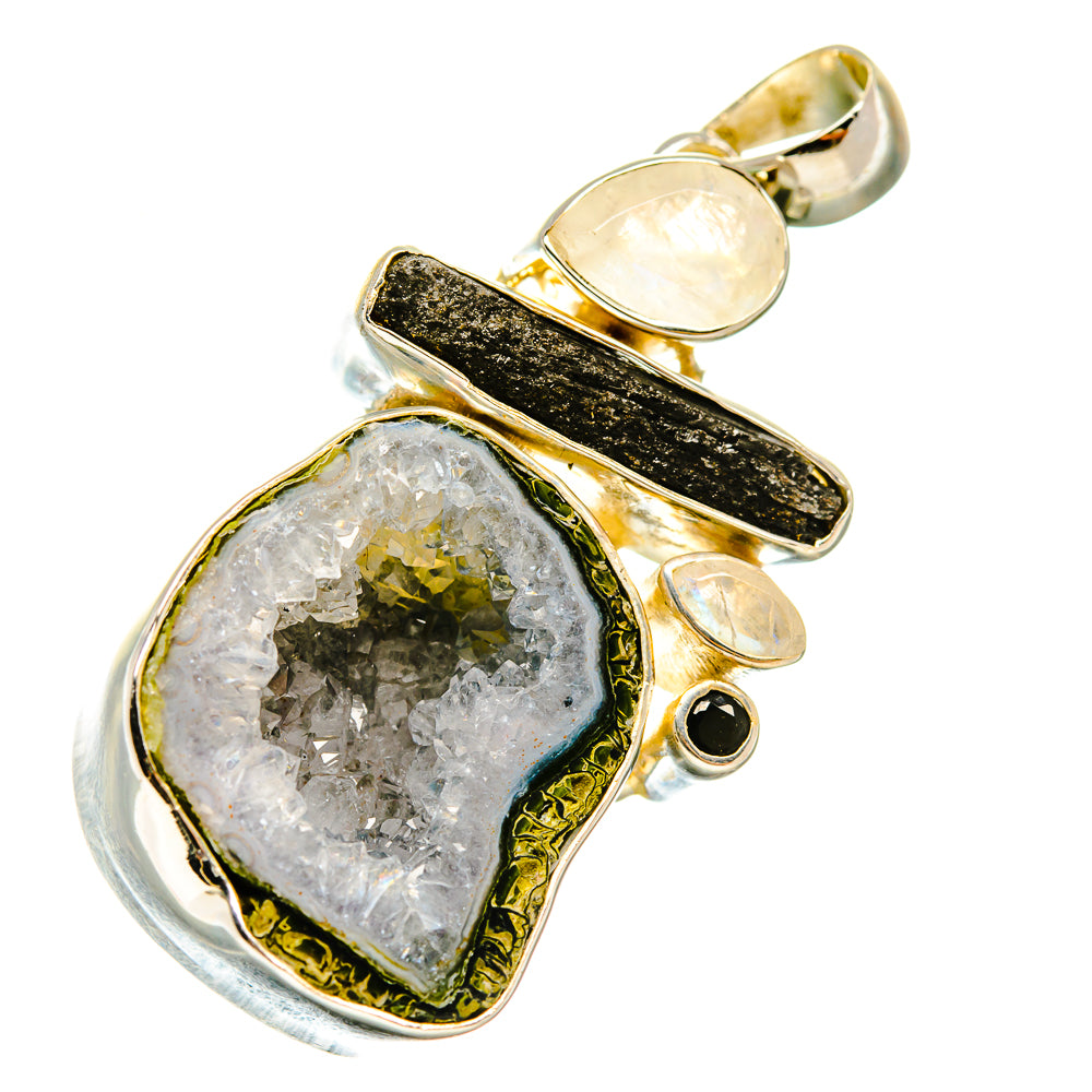 Coconut Geode Druzy Pendants handcrafted by Anasilvercos - PD5238