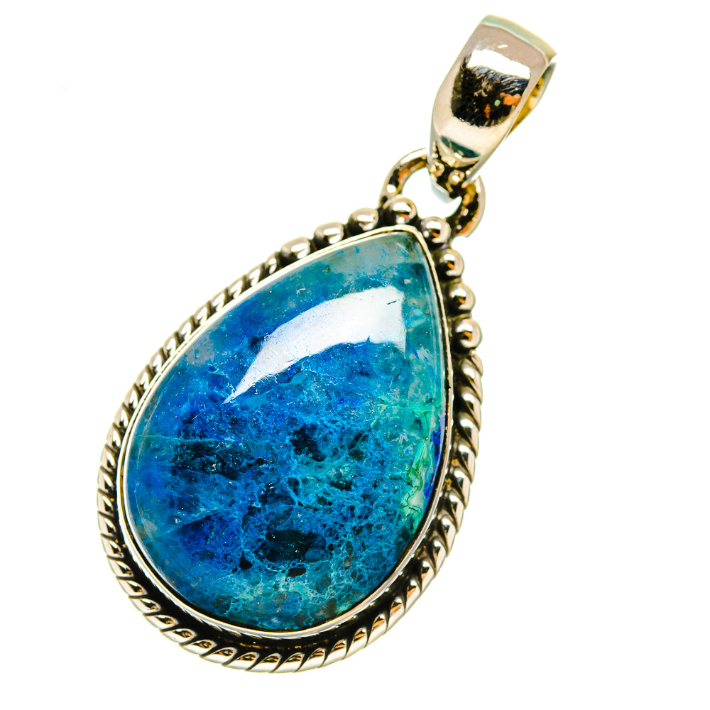 Chrysocolla Pendants handcrafted by Anasilvercos - PD5246