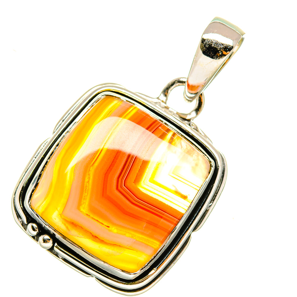 Botswana Agate Pendants handcrafted by Anasilvercos - PD5254