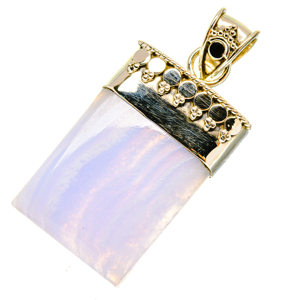 Blue Lace Agate Pendants handcrafted by Anasilvercos - PD5257