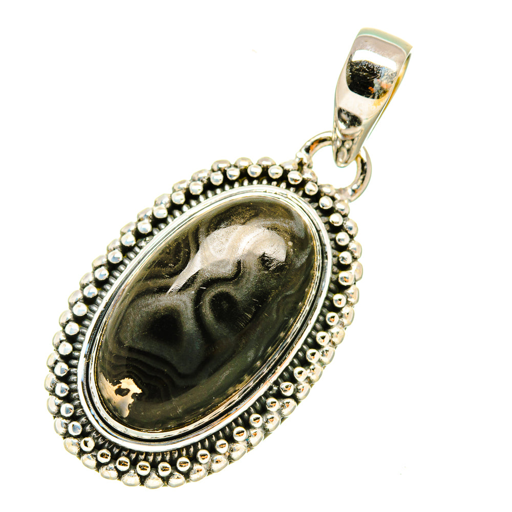 Psilomelane Pendants handcrafted by Anasilvercos - PD5270