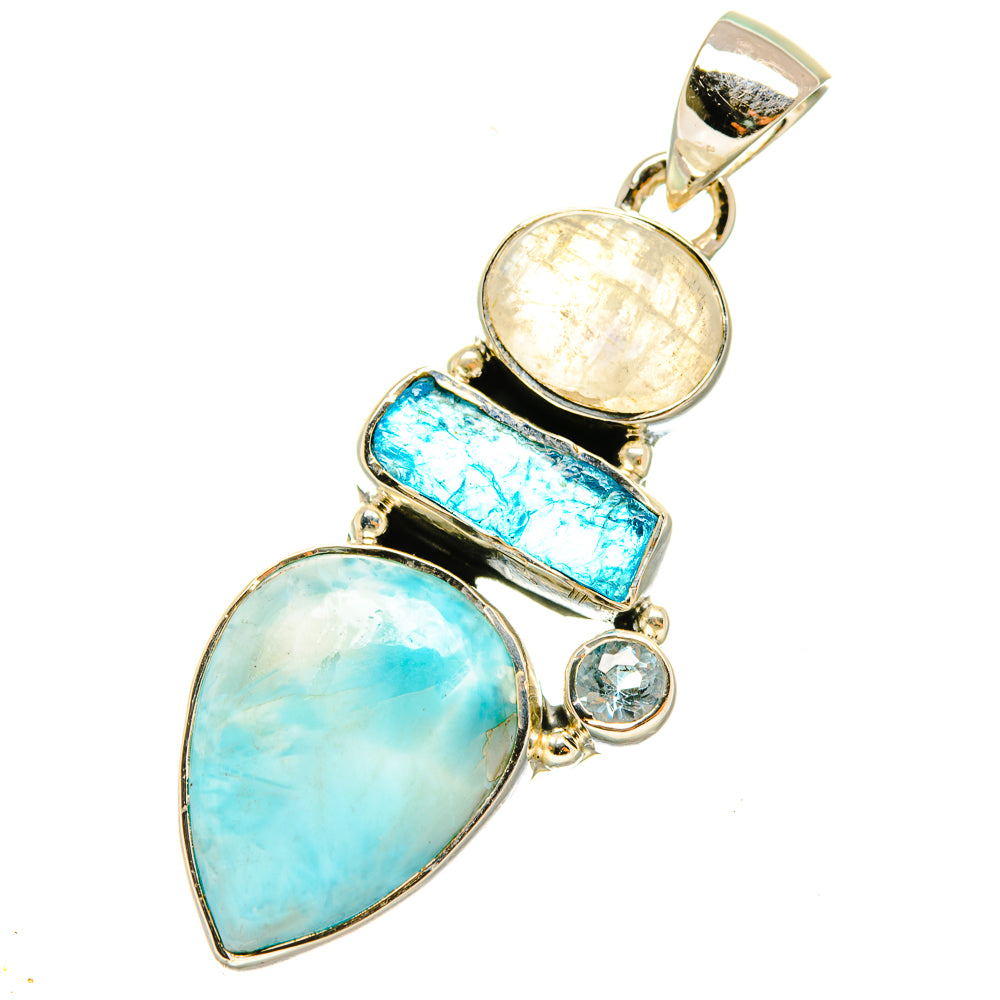 Larimar Pendants handcrafted by Anasilvercos - PD5276