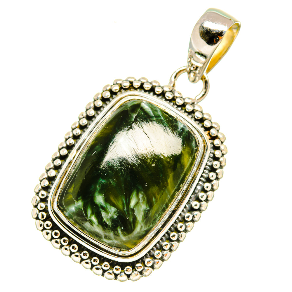 Seraphinite Pendants handcrafted by Anasilvercos - PD5286