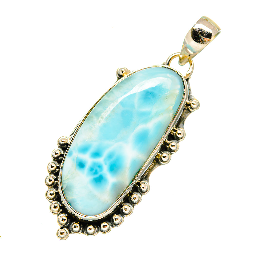 Larimar Pendants handcrafted by Anasilvercos - PD5294