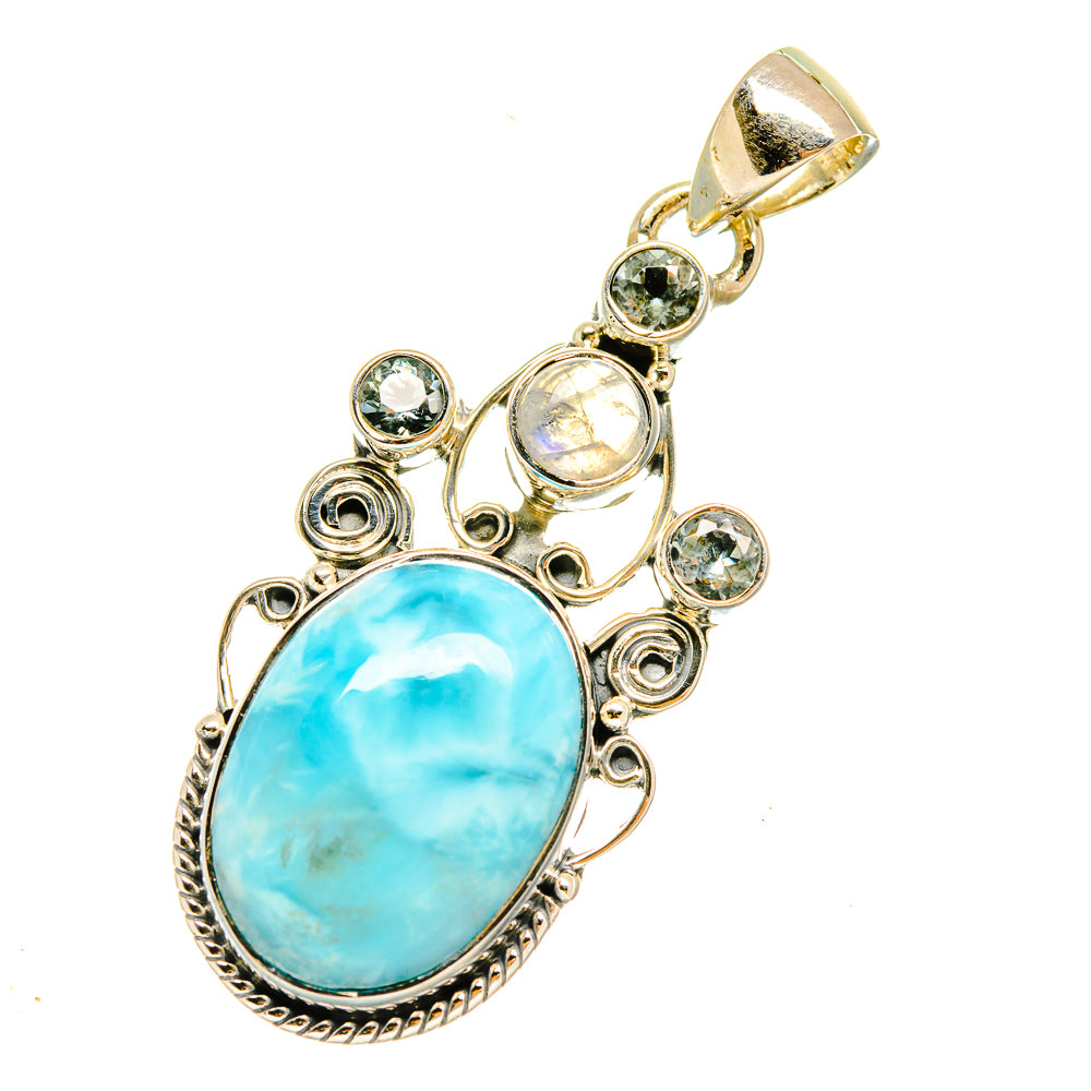 Larimar Pendants handcrafted by Anasilvercos - PD5296