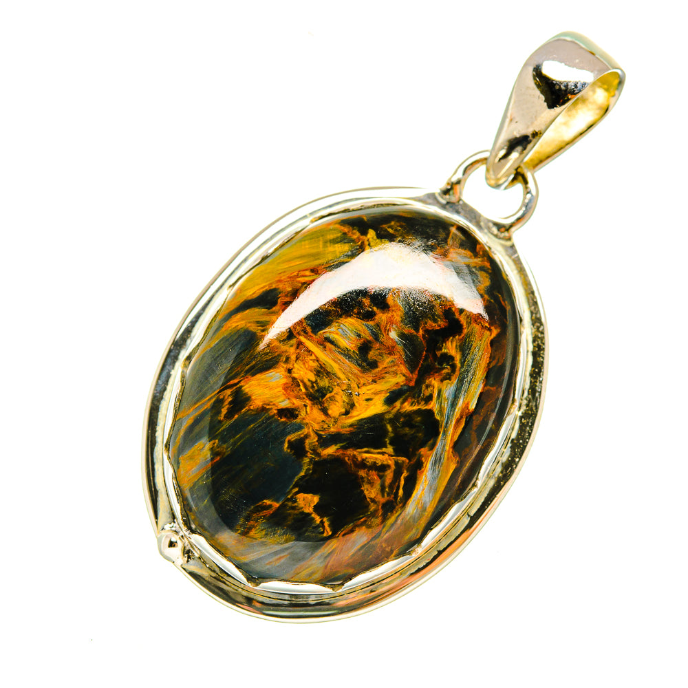 Golden Pietersite Pendants handcrafted by Anasilvercos - PD5300