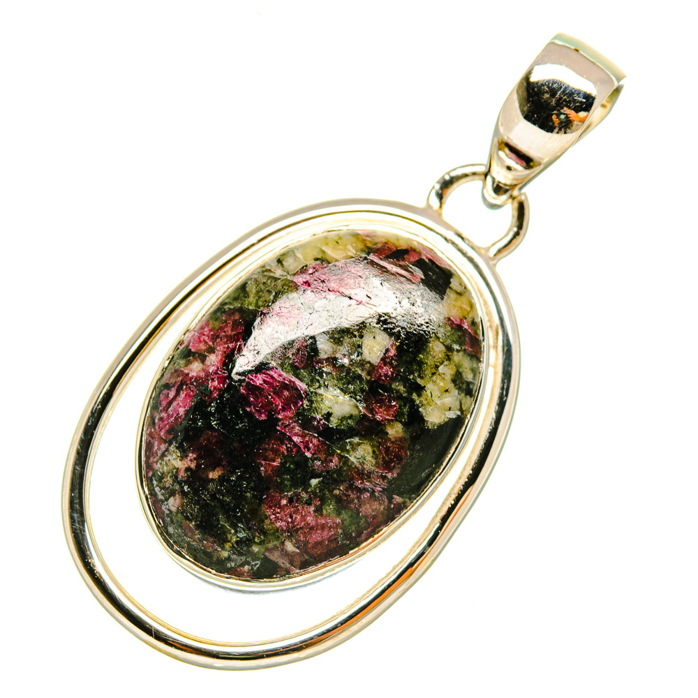 Russian Eudialyte Pendants handcrafted by Anasilvercos - PD5304