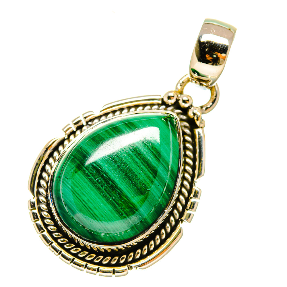Malachite Pendants handcrafted by Anasilvercos - PD5307