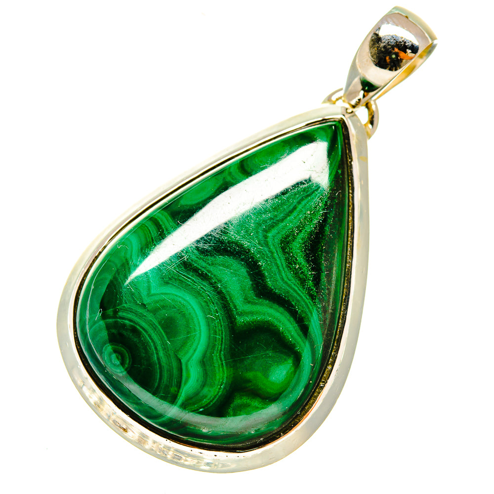 Malachite Pendants handcrafted by Anasilvercos - PD5308