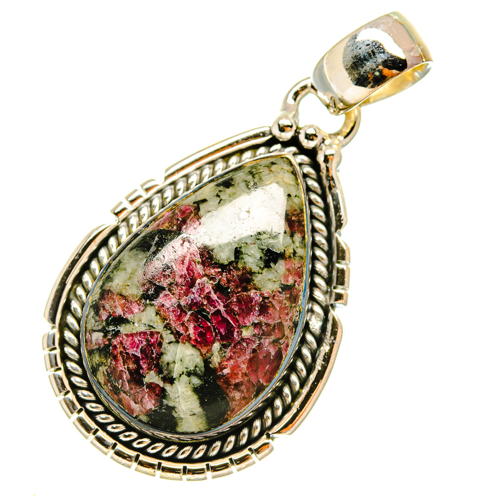 Russian Eudialyte Pendants handcrafted by Anasilvercos - PD5312