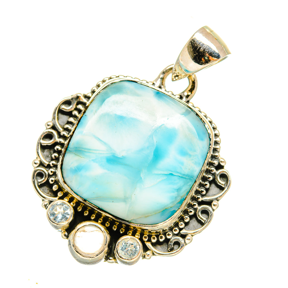 Larimar Pendants handcrafted by Anasilvercos - PD5313