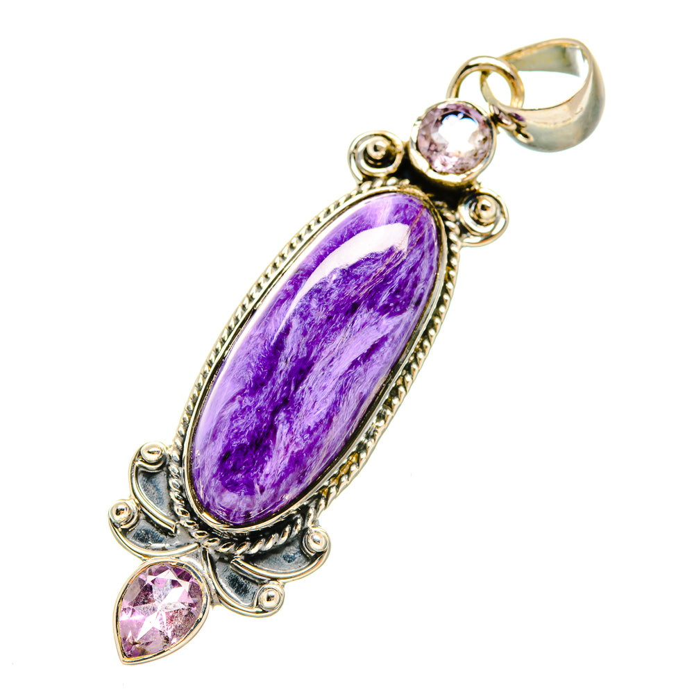 Charoite Pendants handcrafted by Anasilvercos - PD5329