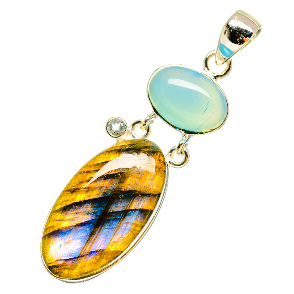 Labradorite Pendants handcrafted by Anasilvercos - PD5338