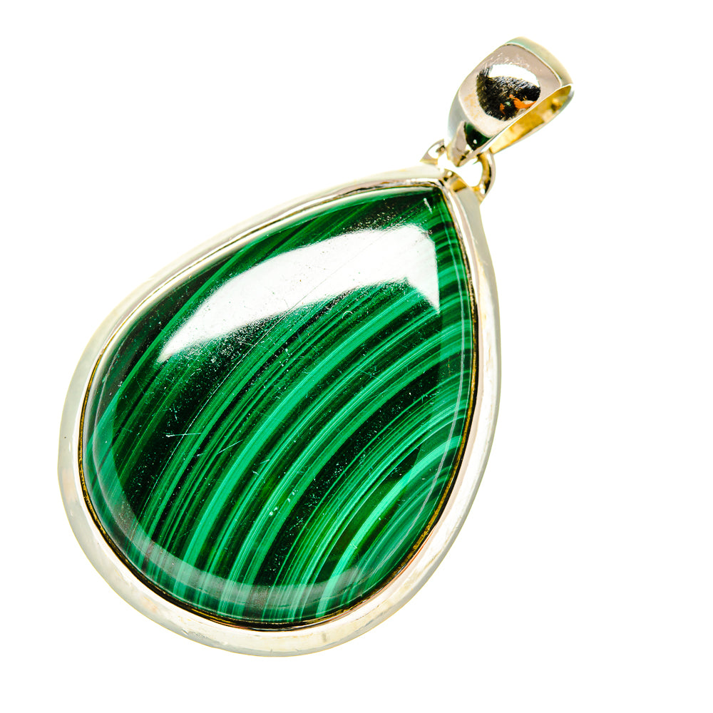 Malachite Pendants handcrafted by Anasilvercos - PD5341