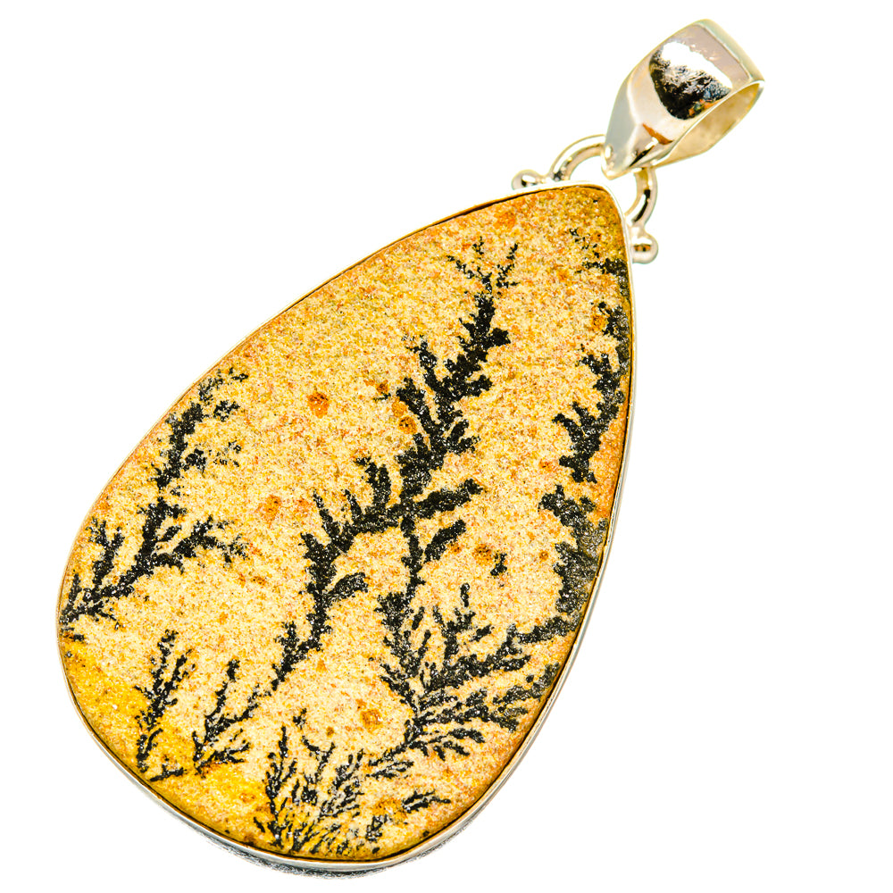 Germany Psilomelane Dendrite Pendants handcrafted by Anasilvercos - PD5342