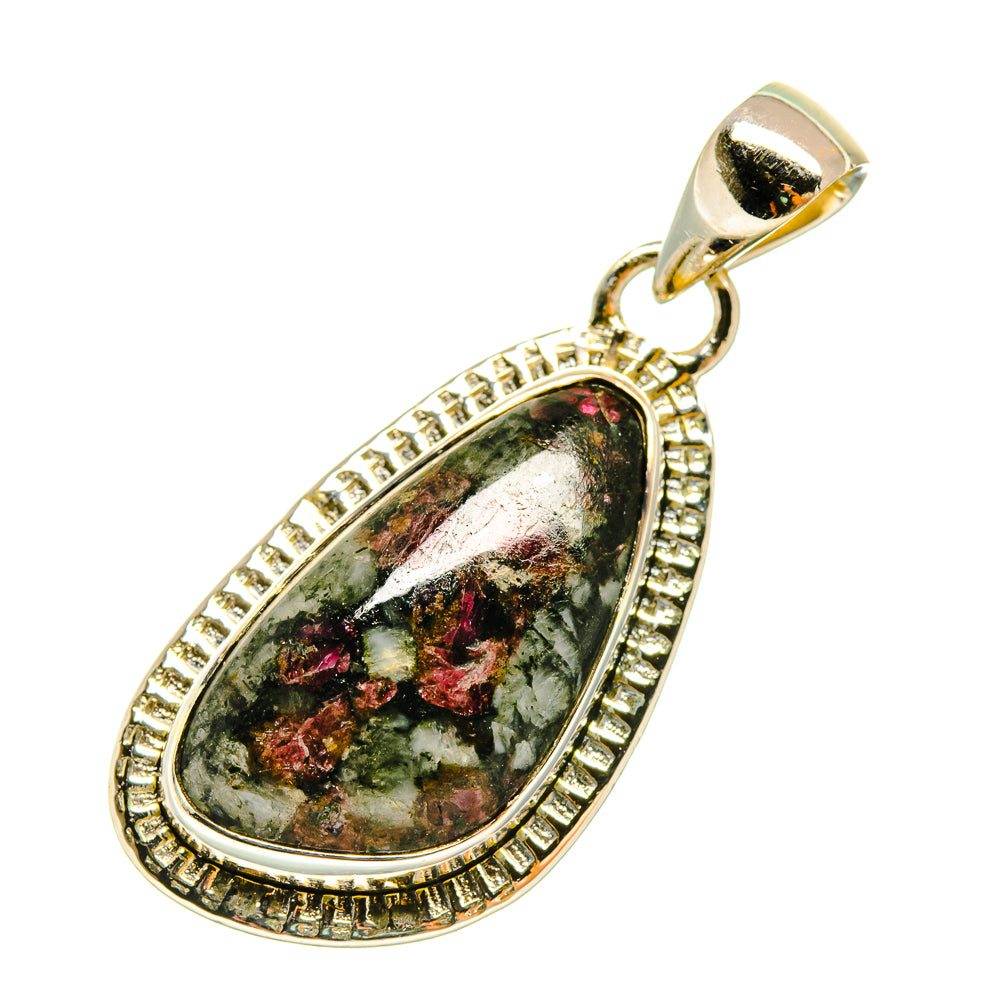 Russian Eudialyte Pendants handcrafted by Anasilvercos - PD5345