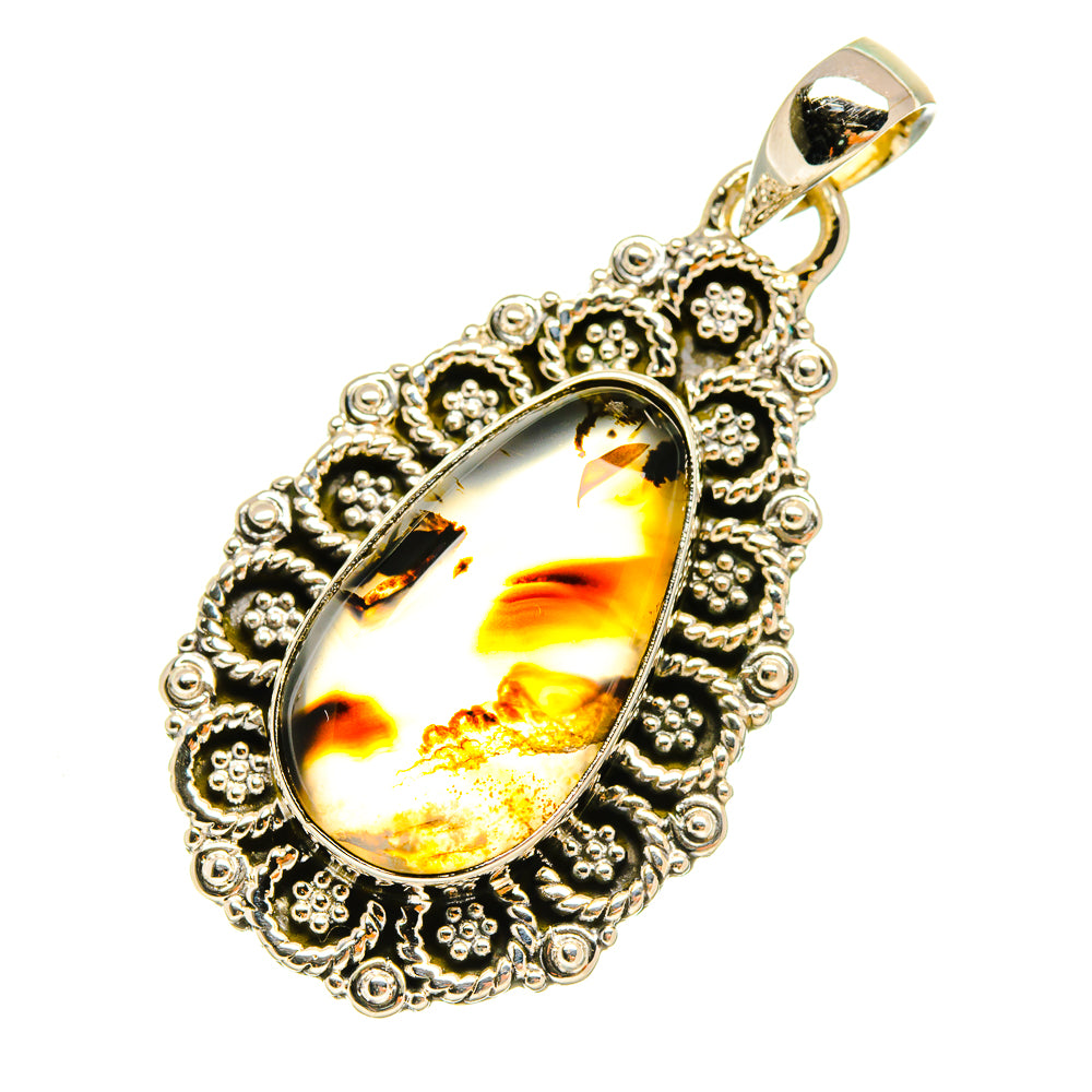 Montana Agate Pendants handcrafted by Anasilvercos - PD5346